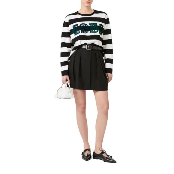 Max Mara Women Wool Sweater With Embroidery